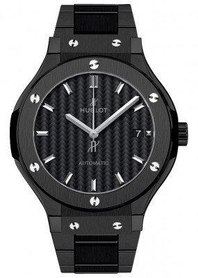 AAA Replica Hublot Classic Fusion Automatic Black Magic Ceramic Mens Watch 565.cm.1771.cm